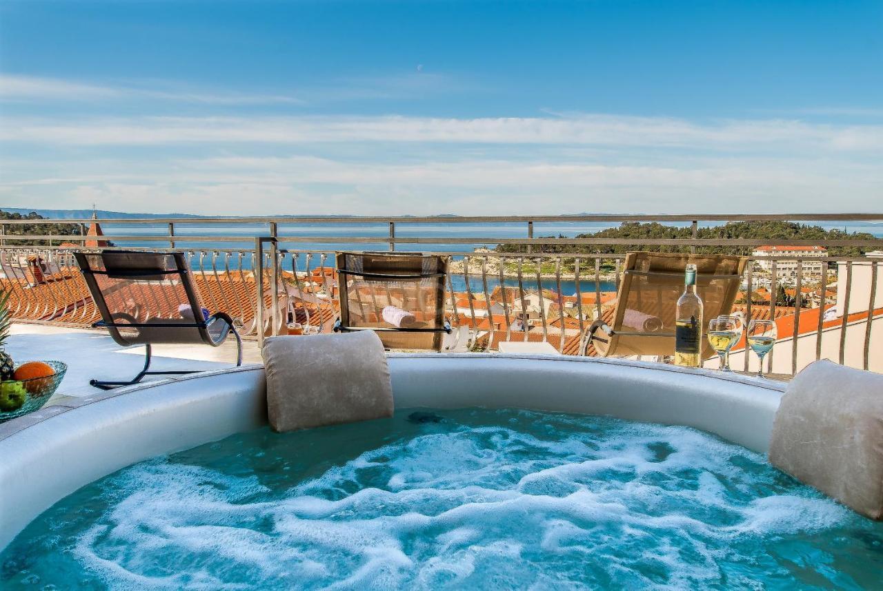 Rooftop Penthouse - Private Hottub & Duplex Whirlpool Makarska Exterior foto